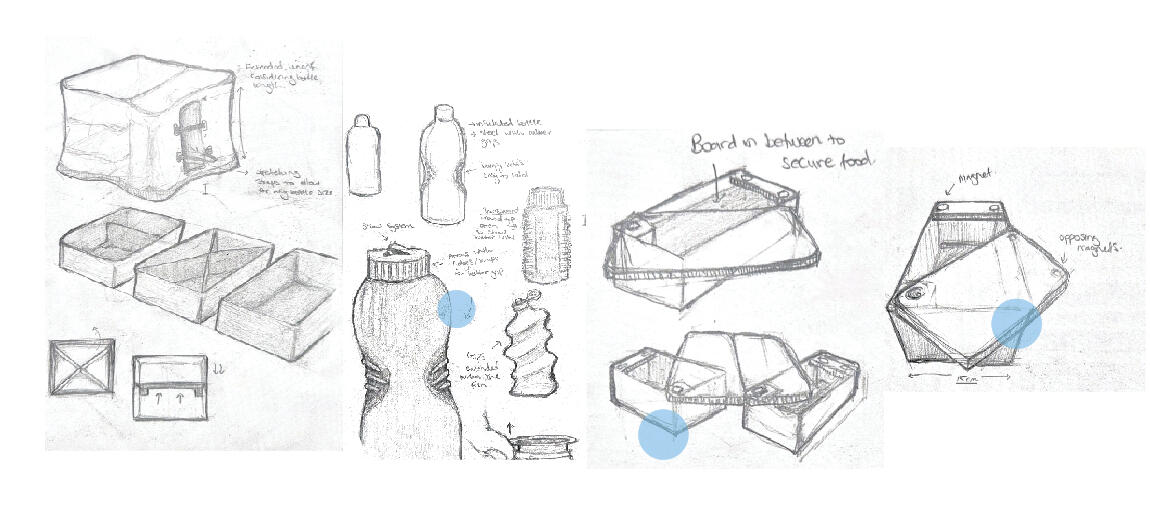 Sketches exploring ideas